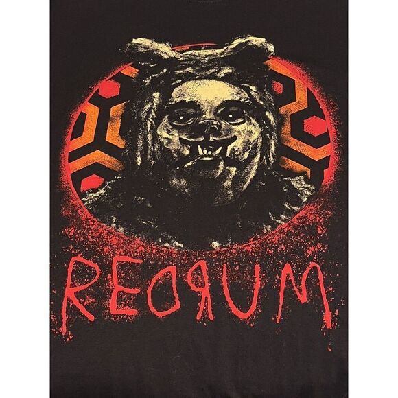 Redrum Shirt Mens Gildan Black Tee Short Sleeve Band Heavy Metal Rock Size Large - Picture 5 of 8